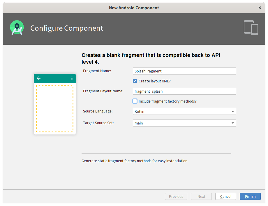 Configure Component